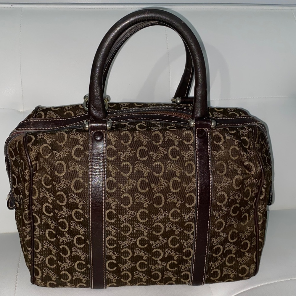 Authentic Rare CELINE Horse Carriage Boston Bag - Picture 5 of 16